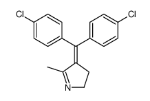 4-[bis(4-chlorophenyl)methylidene]-5-methyl-2,3-dihydropyrrole Structure