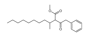 methyl 3-methyl-2-(2-phenylacetyl)undecanoate Structure