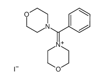 4-(α-morpholino-benzylidene)-morpholinium, iodide Structure