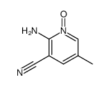 2-amino-3-cyano-5-methylpyridine 1-oxide结构式