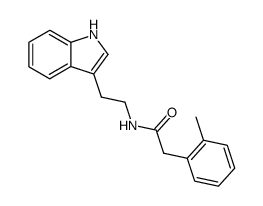 o-tolyl-acetic acid-(2-indol-3-yl-ethylamide) Structure