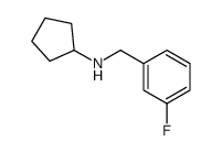 N-Cyclopentyl-3-fluorobenzylamine structure