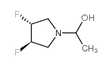 (3R,4R)-3,4-二氟吡咯烷-1-乙醇结构式