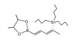 (CH3)4(C2O2B)(CH)3C(CH3)SnBu3结构式