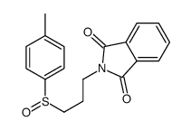 2-[3-(4-methylphenyl)sulfinylpropyl]isoindole-1,3-dione结构式