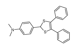 4-(4,5-diphenyl-1,3-dithiol-2-yl)-N,N-dimethylaniline Structure