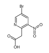 2-(5-bromo-3-nitropyridin-2-yl)acetic acid Structure