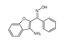 N-[(3-amino-1-benzofuran-2-yl)-phenylmethylidene]hydroxylamine Structure