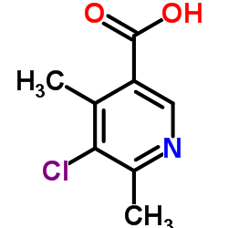 5-Chloro-4,6-dimethylnicotinic acid Structure