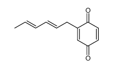 ((2E,4E)-2-Hexa-2,4-dienyl)-[1,4]benzoquinone Structure