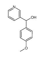 (4-methoxyphenyl)(pyridine-3-yl)methanol Structure