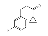 CYCLOPROPYL 2-(3-FLUOROPHENYL)ETHYL KETONE结构式