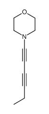 4-hexa-1,3-diynylmorpholine结构式