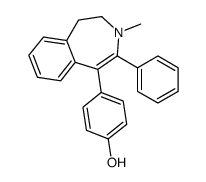 4-(3-methyl-4-phenyl-1,2-dihydro-3-benzazepin-5-yl)phenol结构式