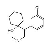 1-[1-(3-chlorophenyl)-2-(dimethylamino)ethyl]cyclohexan-1-ol结构式