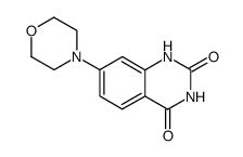 7-morpholin-4-yl-1H-quinazoline-2,4-dione结构式