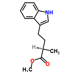 Methyl (2R)-4-(1H-indol-3-yl)-2-methylbutanoate Structure