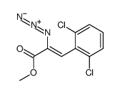 methyl 2-azido-3-(2,6-dichlorophenyl)prop-2-enoate Structure