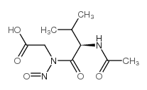 2-[[(2R)-2-acetamido-3-methyl-butanoyl]-nitroso-amino]acetic acid Structure