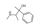 optically inactive 3-methylamino-2-phenyl-butan-2-ol结构式