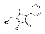 5-hydroxymethyl-4-methoxy-1-methyl-2-phenyl-1,2-dihydro-pyrazol-3-one Structure