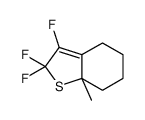 2,2,3-trifluoro-7a-methyl-4,5,6,7-tetrahydro-1-benzothiophene结构式