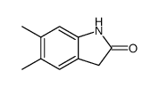 5,6-dimethyl-1,3-dihydroindol-2-one Structure