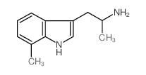 1-Methyl-2-(7-methyl-1H-indol-3-yl)-ethylamine Structure