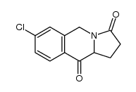 (+/-)-7-chloro-1,10a-dihydropyrrolo[1,2-b]isoquinoline-3,10(2H,5H)-dione Structure