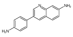 3-(4-aminophenyl)quinolin-7-amine Structure