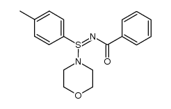 N-(morpholino(p-tolyl)-l4-sulfanylidene)benzamide Structure