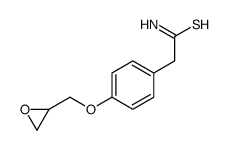 2-[4-(oxiran-2-ylmethoxy)phenyl]ethanethioamide结构式