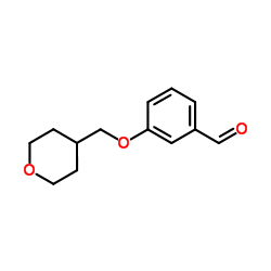 3-((四氢-2H-吡喃-4-基)甲氧基)苯甲醛结构式