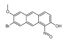 7-bromo-6-methoxy-1-nitrosoanthracen-2-ol Structure