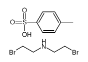 2-bromo-N-(2-bromoethyl)ethanamine,4-methylbenzenesulfonic acid Structure