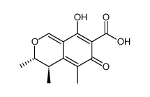 (+)-citrinin Structure