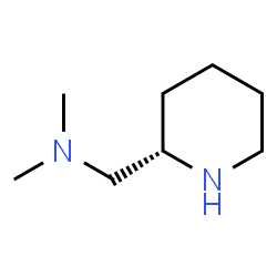 (2S)-N,N-DIMETHYL-2-PIPERIDINEMETHANAMINE Structure