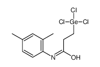 N-(2,4-dimethylphenyl)-3-trichlorogermylpropanamide Structure