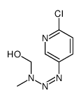 [[(6-chloropyridin-3-yl)diazenyl]-methylamino]methanol结构式