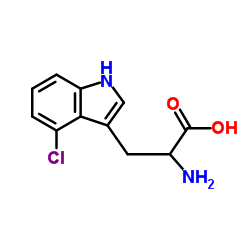 4-Chlorotryptophan structure