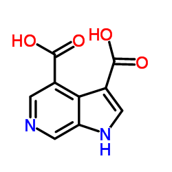 6-Azaindole-3,4-dicarboxylic acid结构式