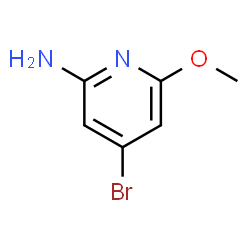 4-Bromo-6-methoxypyridin-2-amine structure