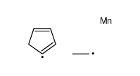 ETHYLCYCLOPENTADIENYLMANGANESE(I) TRICA& structure