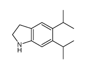 5,6-di(propan-2-yl)-2,3-dihydro-1H-indole结构式