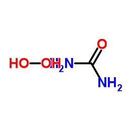 Hydrogen peroxide - urea structure