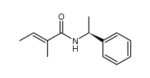 (S,E)-2-methyl-N-(1-phenylethyl)but-2-enamide Structure