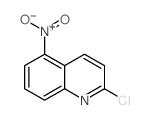 2-chloro-5-nitro-quinoline Structure