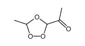 Ethanone, 1-(5-methyl-1,2,4-trioxolan-3-yl)- (9CI) Structure