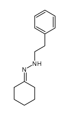 1-cyclohexylidene-2-phenethylhydrazine结构式