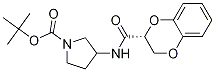 (R)-3-[(2,3-二氢-苯并[1,4]二氧杂环己烯-2-羰基)-氨基]-吡咯烷-1-羧酸叔丁基酯图片